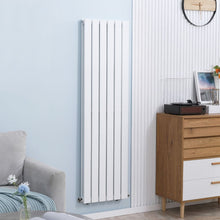 Load image into Gallery viewer, Ultra-Slim Water-Filled Space Heater Radiator - 46x160cm White HOMCOM
