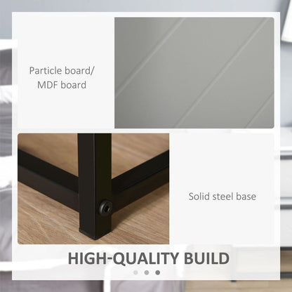 Stylish 2-Drawer Bedside Cabinet with Sturdy Metal Base - Modern Storage Solution