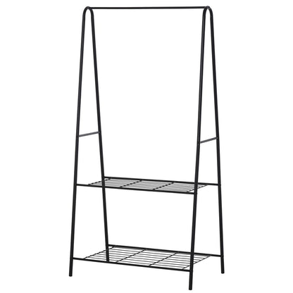Stylish 2-Tier A-Frame Clothes Rack - Durable Steel Storage Solution