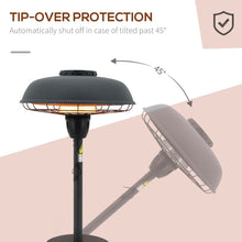 Load image into Gallery viewer, Outsunny 2.1kW Infrared Patio Heater - 3 Heat Settings for Ultimate Comfort
