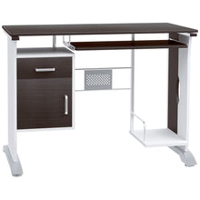 Load image into Gallery viewer, Stylish Compact Wooden Computer Desk with Keyboard Tray &amp; Storage Drawers
