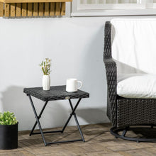 Load image into Gallery viewer, Folding Rattan Coffee Table – Stylish &amp; Space-Saving for Outdoor Living
