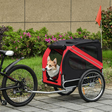 Load image into Gallery viewer, Pet Bicycle Trailer - Water-Resistant Dog &amp; Cat Carrier for Outdoor Adventures

