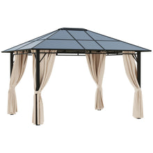 Load image into Gallery viewer, Elegant 3.6x3m Hardtop Gazebo with UV-Resistant Polycarbonate Roof
