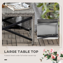 Load image into Gallery viewer, Stylish PE Wicker Outdoor Coffee Table - Durable, Spacious &amp; Elegant Design
