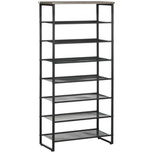 Load image into Gallery viewer, HOMCOM 8-Tier Shoe Rack - Stylish Storage for 21-24 Pairs in Any Entryway
