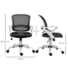 Load image into Gallery viewer, Vinsetto Ergonomic Mesh Office Chair with Lumbar Support &amp; Adjustable Height

