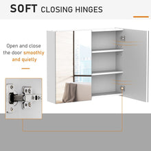 Load image into Gallery viewer, Stylish Wall-Mounted Bathroom Mirror Cabinet with Adjustable Shelf – HOMCOM
