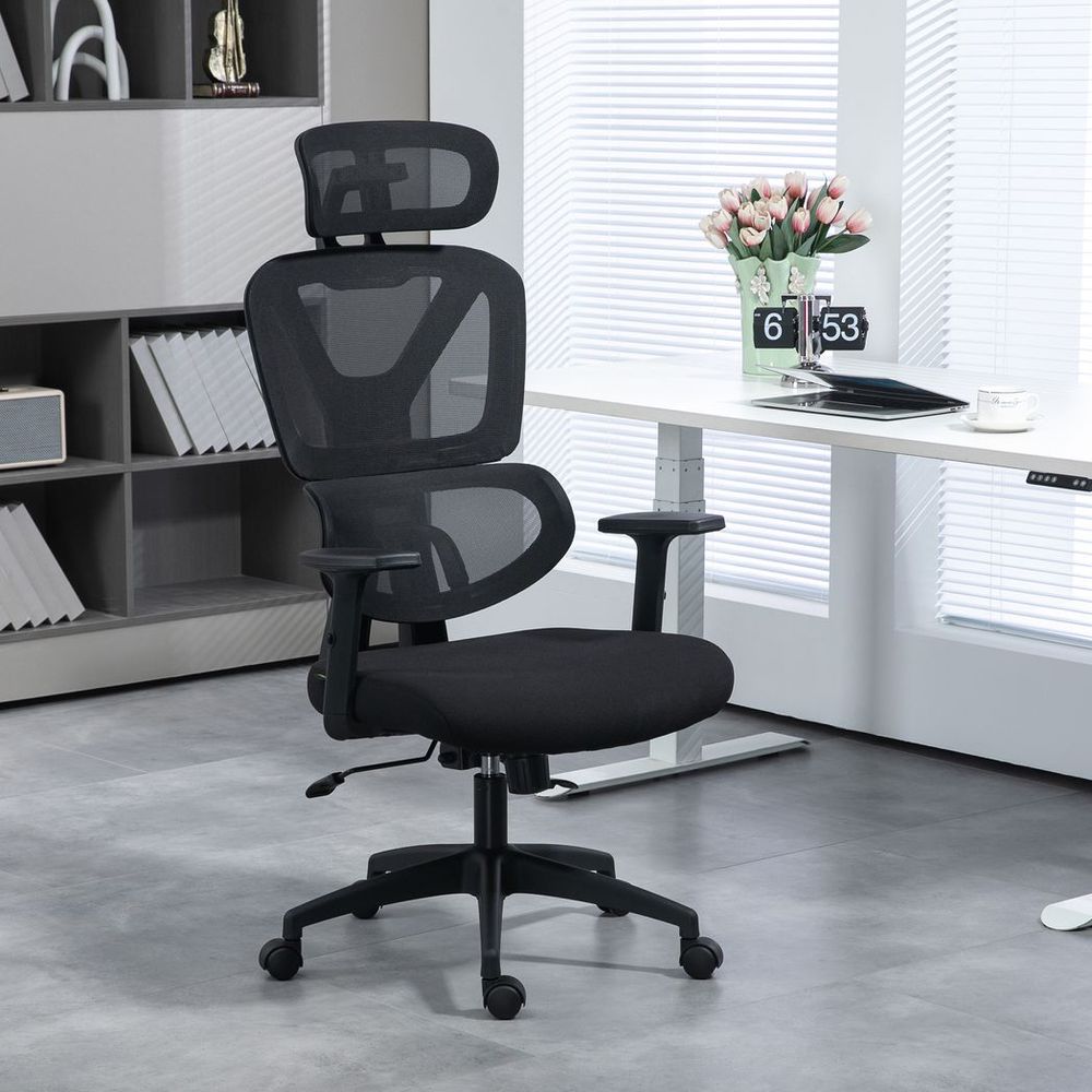 Vinsetto Ergonomic Mesh Office Chair: Adjustable Comfort & Support