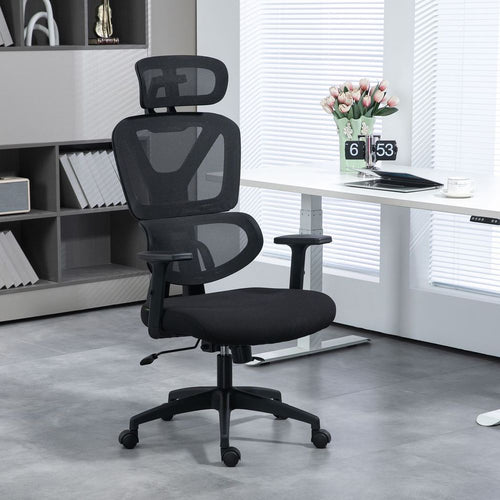 Vinsetto Ergonomic Mesh Office Chair: Adjustable Comfort & Support