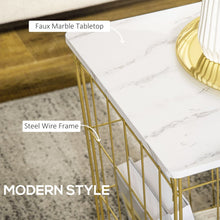 Load image into Gallery viewer, Elegant HOMCOM Side Table Set of 2: Modern Storage &amp; Versatile Design
