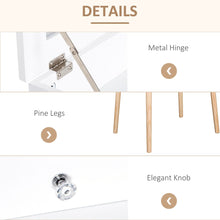Load image into Gallery viewer, Dressing Table Desk Flip-up Mirror 2 Drawers Bedroom Makeup White HOMCOM
