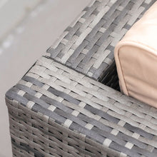 Load image into Gallery viewer, Stylish 3-Piece Rattan Dining Sofa Set with Cushions for Outdoor Elegance
