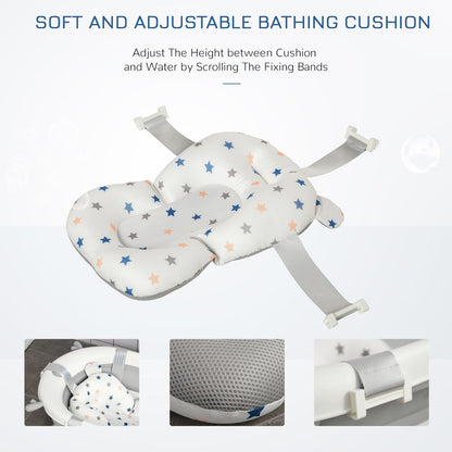 Safety First: Ergonomic Foldable Baby Bath Tub with Temperature Warning Plug