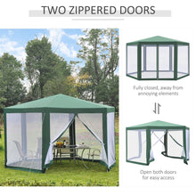 Load image into Gallery viewer, Hexagonal Waterproof Gazebo - Elegant Shelter for Outdoor Gatherings
