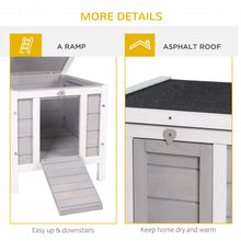 Load image into Gallery viewer, Deluxe Wooden Rabbit Hutch: Safe, Stylish Home for Bunnies &amp; Small Pets
