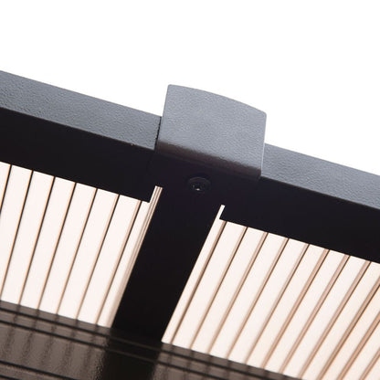 Elegant 3x3.6m Brown/Beige Garden Party Gazebo with UV Resistant Roof