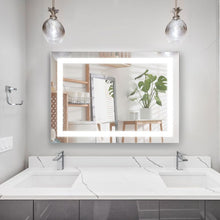 Load image into Gallery viewer, Illuminated LED Bathroom Mirror - Touch Control, Waterproof &amp; Stylish
