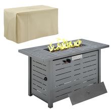 Load image into Gallery viewer, Outsunny 50,000 BTU Propane Fire Pit Table - Smokeless &amp; Stylish Outdoor Heater
