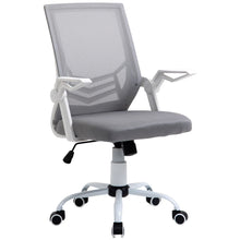 Load image into Gallery viewer, Vinsetto Grey Mesh Swivel Office Chair with Lumbar Support &amp; Adjustable Height
