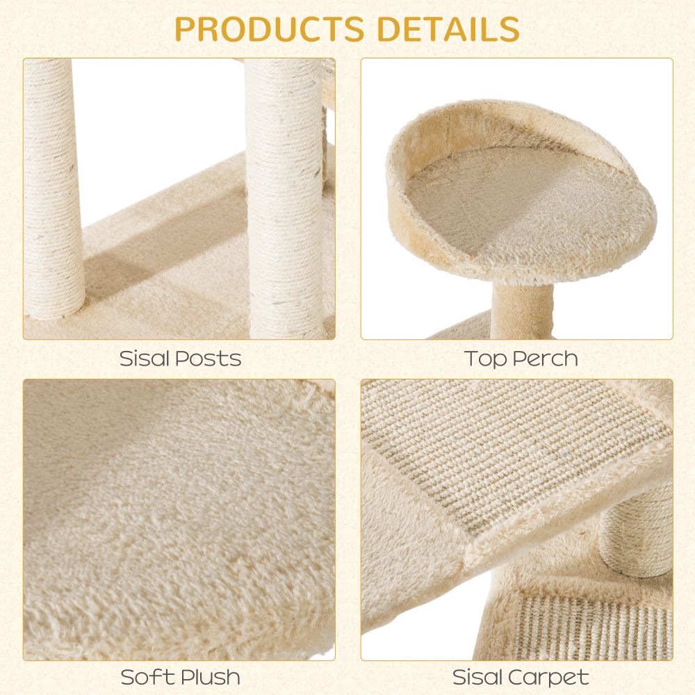 Ultimate Cat Tree Tower: Climbing & Scratching Paradise for Happy Kittens!