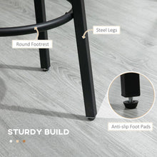 Load image into Gallery viewer, Industrial Chic Bar Stools Set of 2 - Perfect for Kitchen &amp; Dining Spaces!
