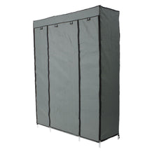 Load image into Gallery viewer, 5-Layer 12-Compartment Non-woven Fabric Wardrobe Portable Closet Grey (133x46x170cm)
