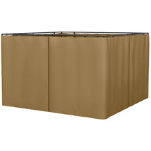 Load image into Gallery viewer, Durable 4-Panel Replacement Curtains for 3x3M Gazebos - Cozy &amp; Private!
