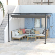Load image into Gallery viewer, Versatile 3x3m Retractable Pergola Canopy - Perfect Sun Shade for Outdoor Bliss!
