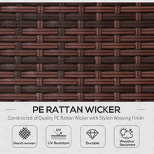 Load image into Gallery viewer, Outsunny Ultimate Folding Rattan Sun Lounger with Comfort Cushion - All-Weather!
