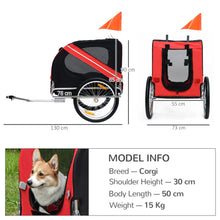 Load image into Gallery viewer, Pet Bicycle Trailer - Water-Resistant Dog &amp; Cat Carrier for Outdoor Adventures
