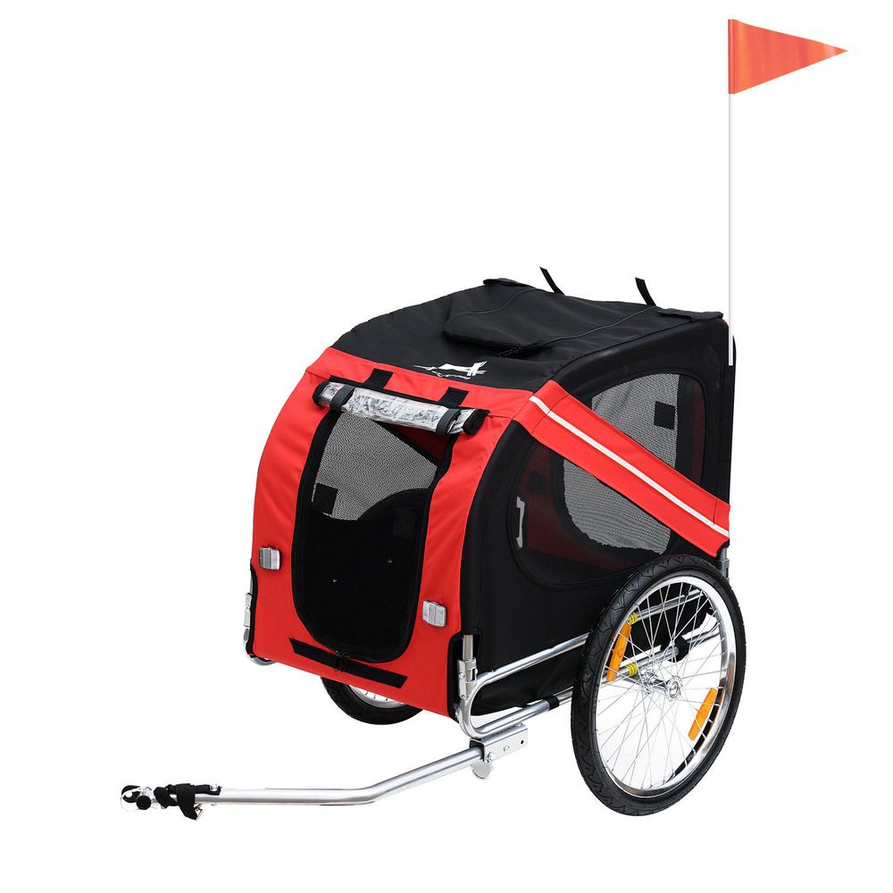 Pet Bicycle Trailer - Water-Resistant Dog & Cat Carrier for Outdoor Adventures