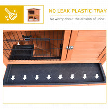 Load image into Gallery viewer, Spacious A-Frame Wooden Rabbit Hutch &amp; Small Animal House with Easy Access Doors
