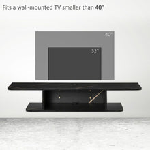Load image into Gallery viewer, Space-Saving Floating TV Unit with Stylish Storage - Modern Wall-Mount Console
