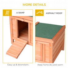 Load image into Gallery viewer, Cozy Wooden Rabbit Hutch: Secure Bunny &amp; Guinea Pig Haven for Small Pets!
