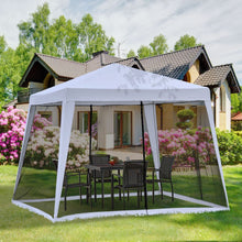 Load image into Gallery viewer, Outsunny 3x3m Outdoor Gazebo Tent with Mesh Screens - Stylish Grey Shelter!
