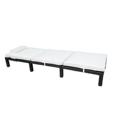 Load image into Gallery viewer, Premium Rattan Sun Lounger Bed - Weatherproof Comfort for Year-Round Relaxation
