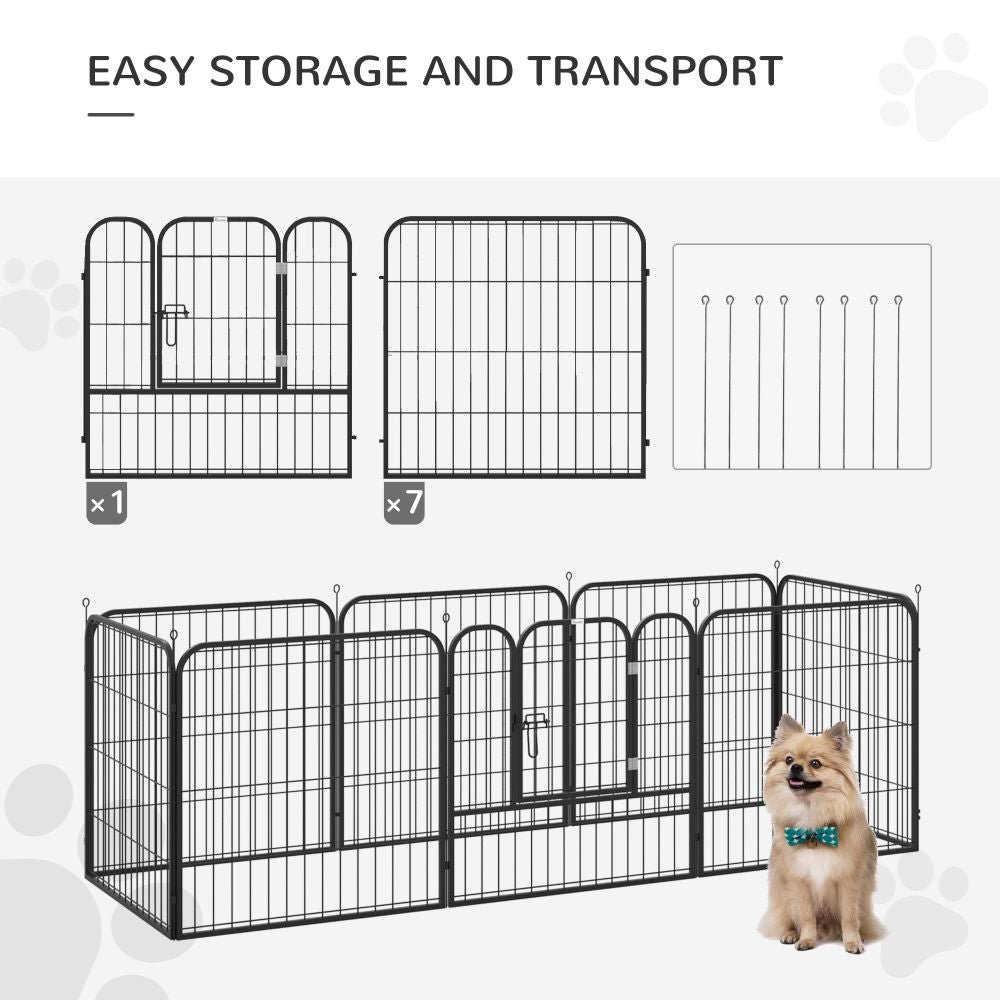 Versatile Folding Pet Playpen - Safe & Stylish Dog, Rabbit, Puppy Cage