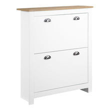 Load image into Gallery viewer, Elegant Narrow 2-Drawer Shoe Cabinet - Space-Saving Storage Solution!
