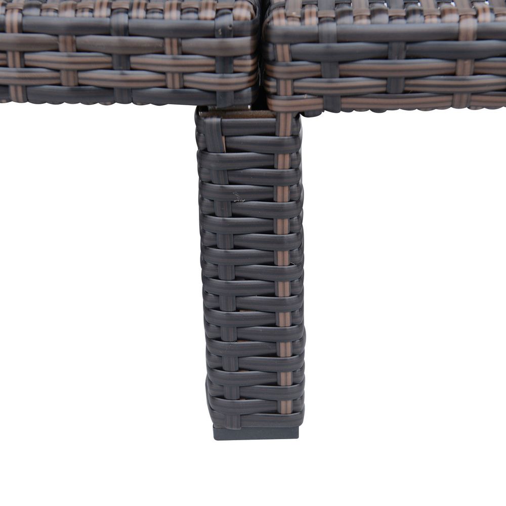 Premium Rattan Sun Lounger Bed - Weatherproof Comfort for Year-Round Relaxation