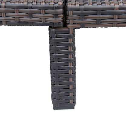 Premium Rattan Sun Lounger Bed - Weatherproof Comfort for Year-Round Relaxation