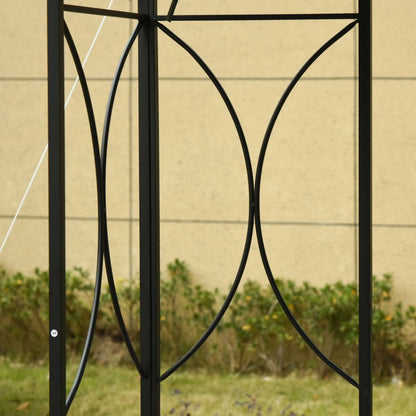 Stunning 3x3m Metal Gazebo - Elegant Shade for Outdoor Parties & Relaxation