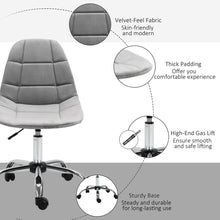 Load image into Gallery viewer, Vinsetto Grey Ergonomic Office Chair - Adjustable Height &amp; Luxurious Comfort
