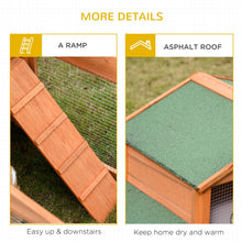 Load image into Gallery viewer, Deluxe 2-Tier Fir Wood Rabbit Hutch &amp; Guinea Pig House - Spacious &amp; Durable
