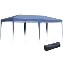 Load image into Gallery viewer, Outsunny 6x3m Pop Up Gazebo - Heavy Duty Double Roof Canopy with Carry Bag
