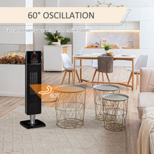 Load image into Gallery viewer, Ceramic Tower Heater Oscillating Space Heater w/ Remote Control 8hrs Timer
