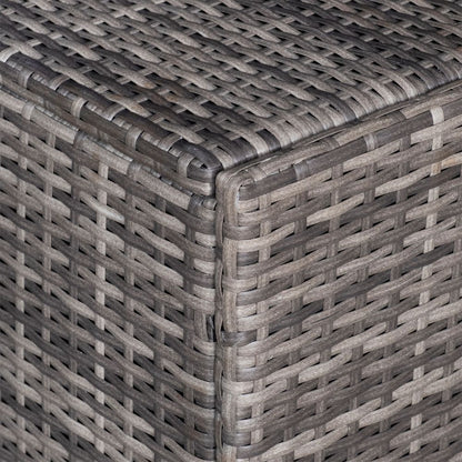 Outsunny Grey 6-Seater Rattan Sofa Set with Cushions - Stylish Comfort Awaits!