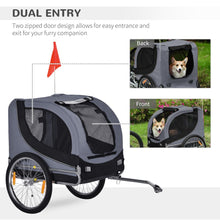 Load image into Gallery viewer, Ultimate Pet Bicycle Trailer: Durable, Spacious, Water-Resistant &amp; Safe Ride!
