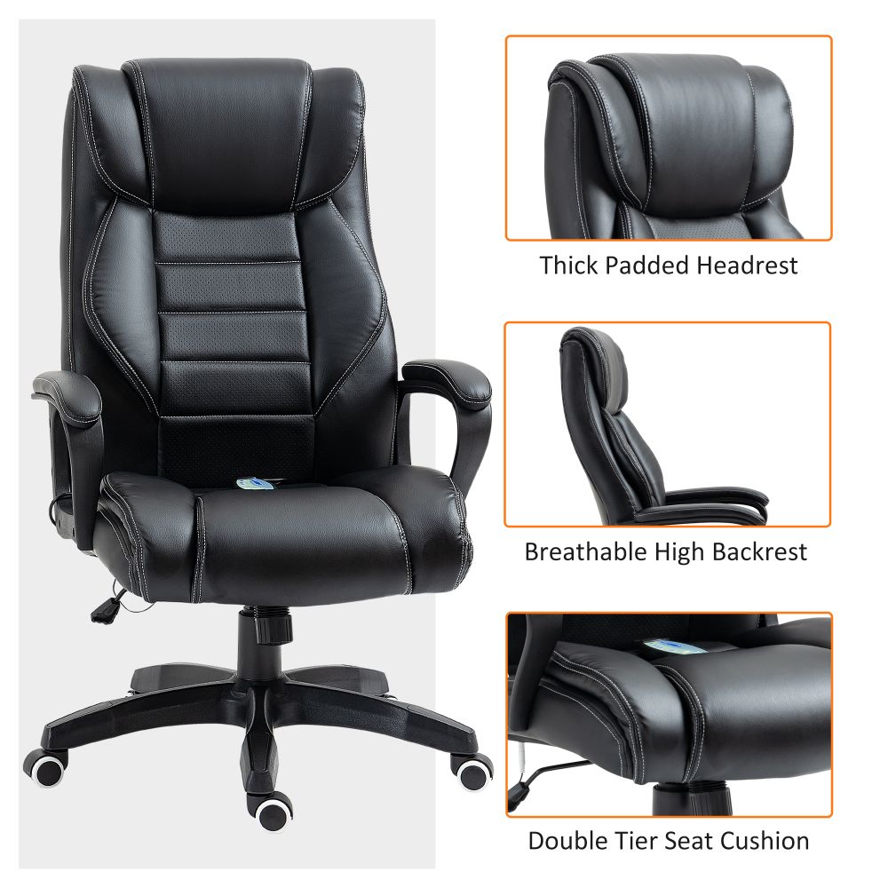 Vinsetto High Back Vibration Massage Executive Office Chair - Ultimate Comfort!