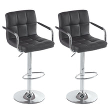 Load image into Gallery viewer, 2pcs 60-80cm 6 Checks Round Cushion No Armrest Bar Stool brown
